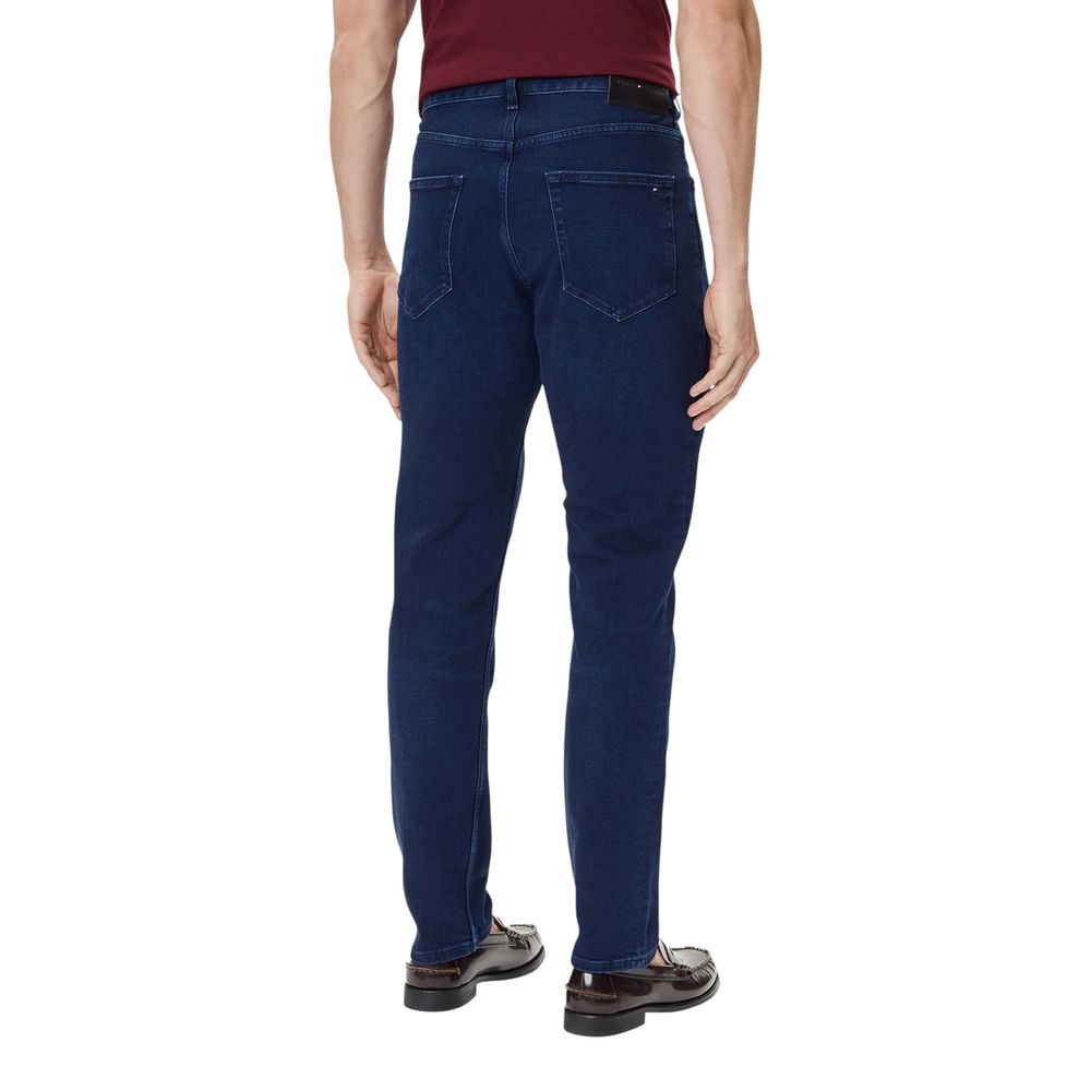 Blue Recycled Cotton Relaxed Fit Jeans