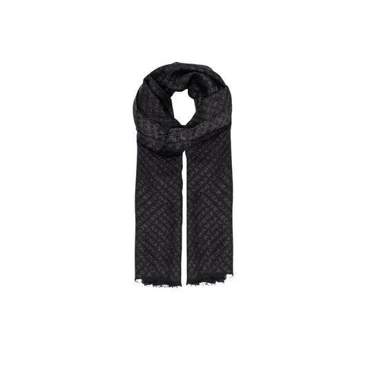 Black Viscose Scarf