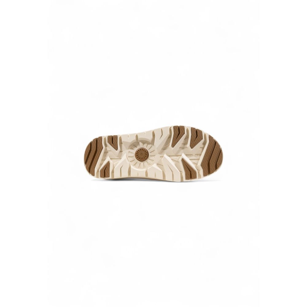 Beige Suede Leather Clogs