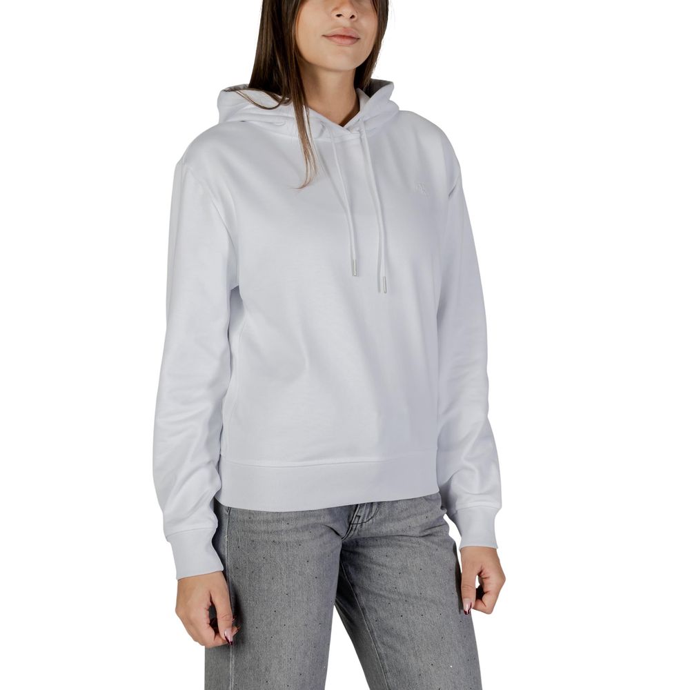 White Cotton Hoodie
