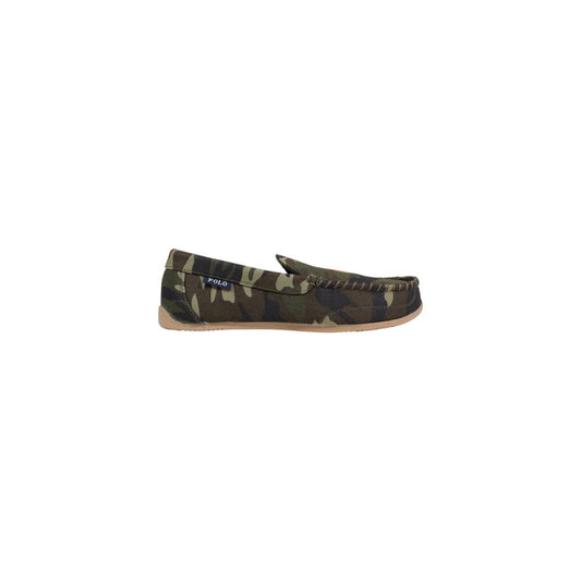 Green Textile Slippers
