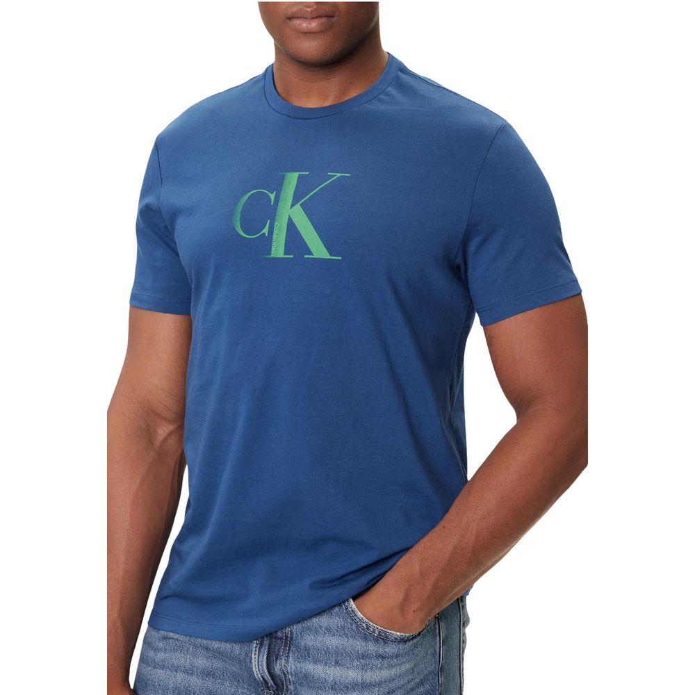 Blue Cotton T-Shirt