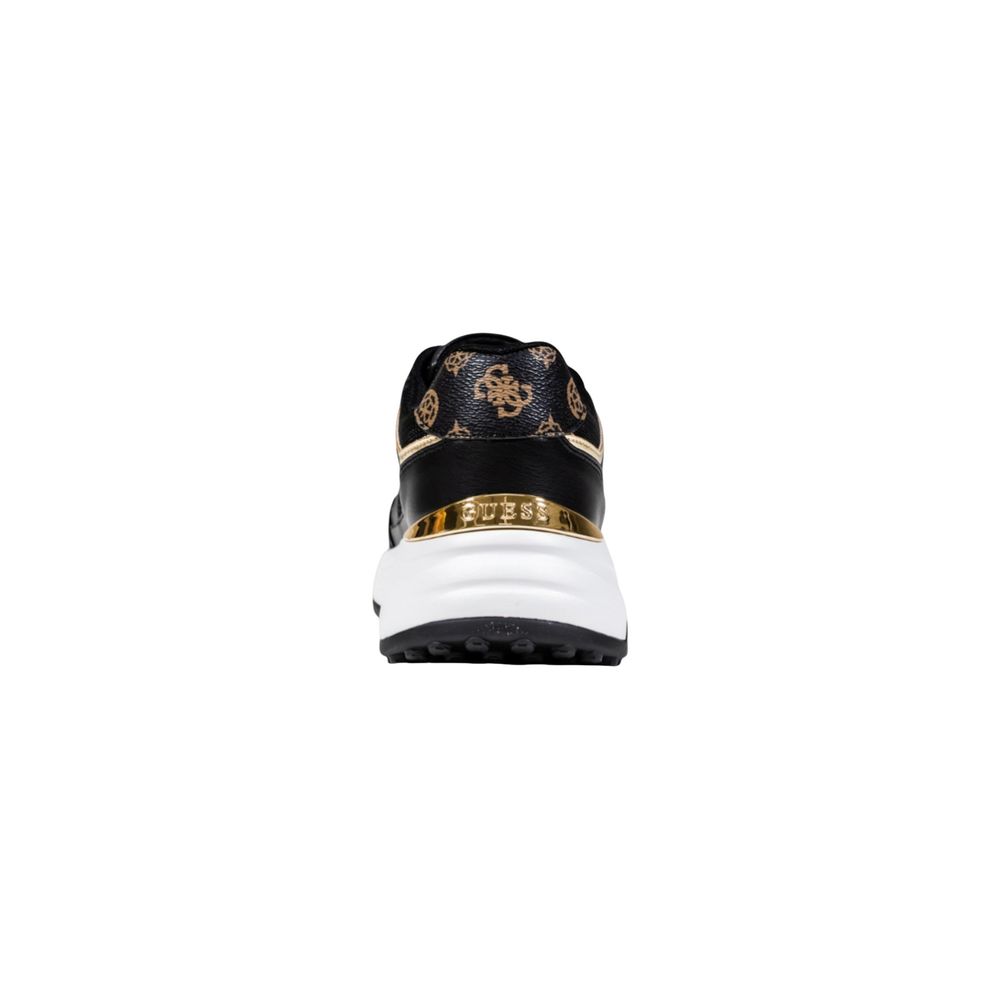 Black Polyethylene Chunky Sneakers