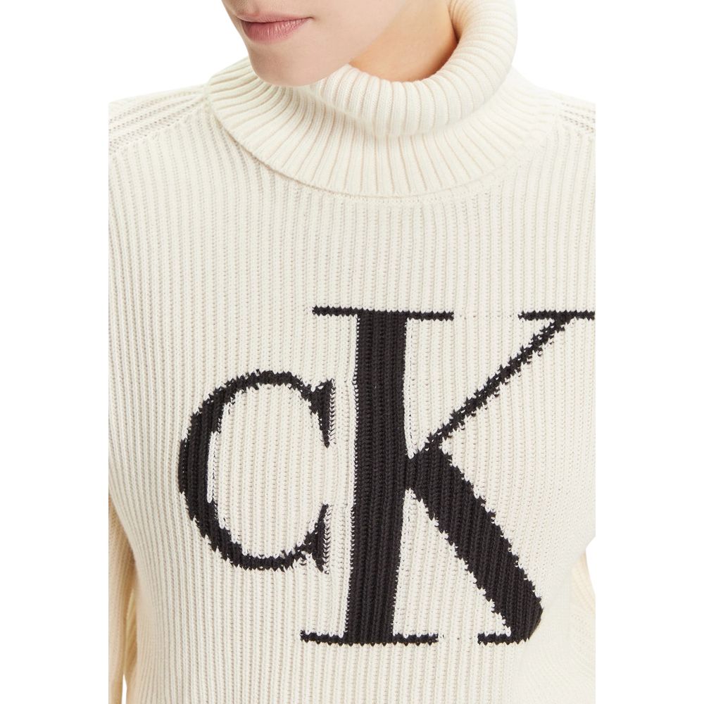 Beige Cotton Sweatshirt
