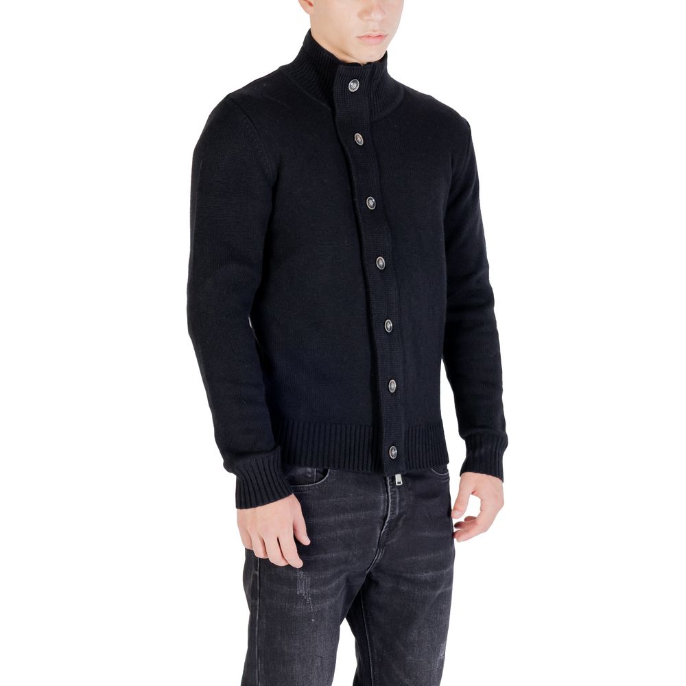 Black Marabou Sweatshirt