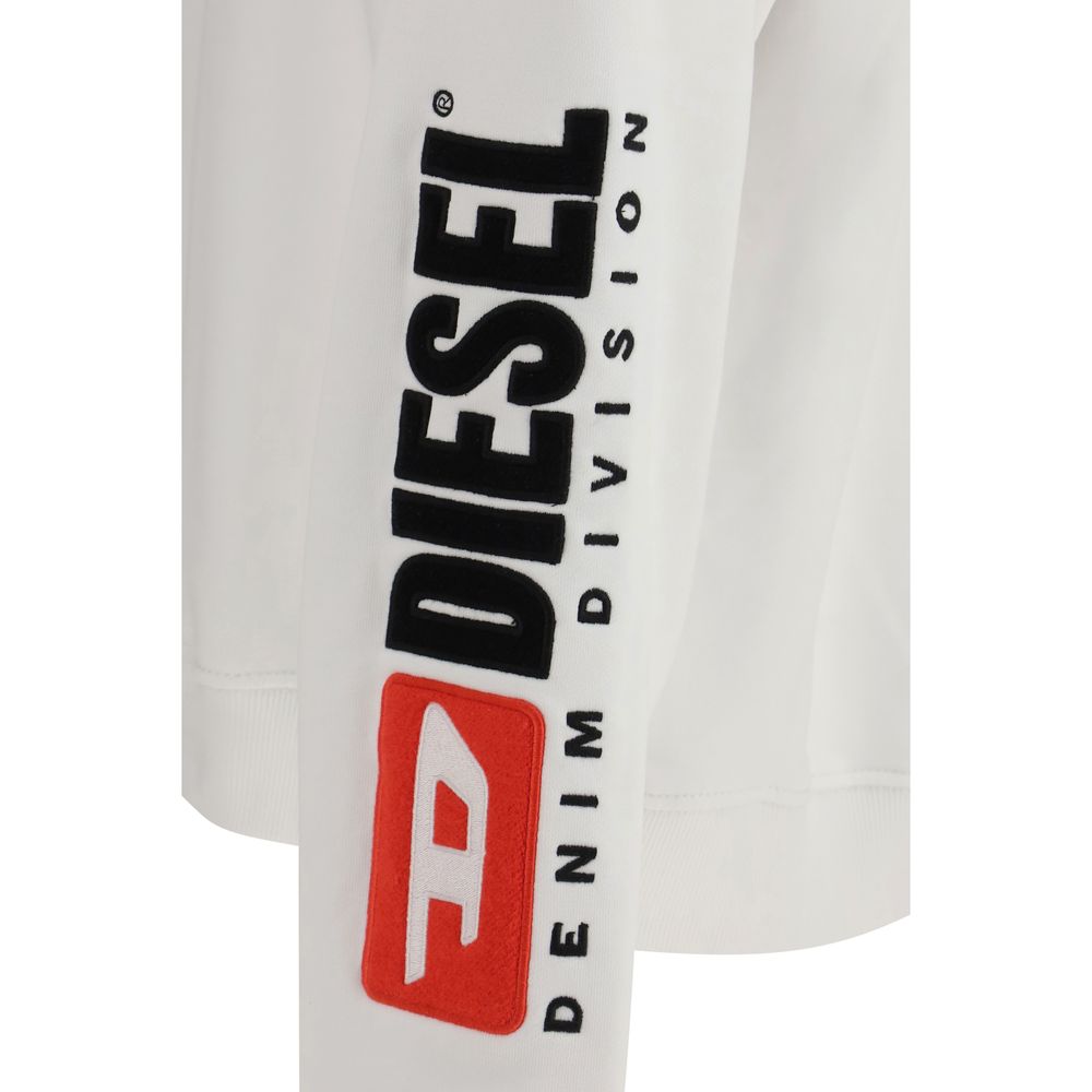 White Cotton Sweatshirt