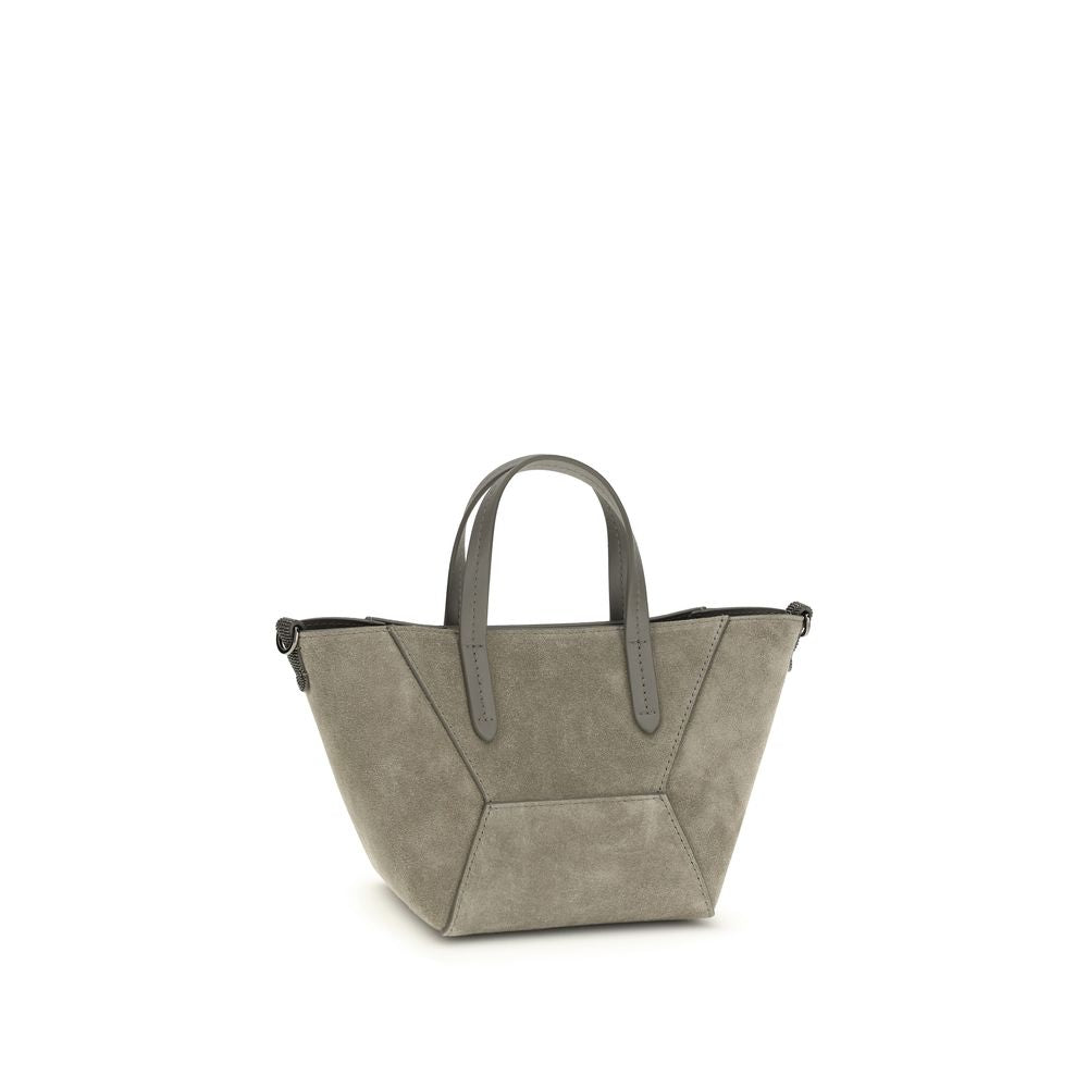 Beige Calf Leather Bos Taurus Shoulder Bag