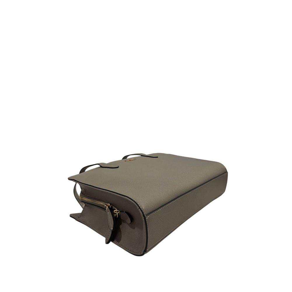 Grey PU Women Shoulder Bag