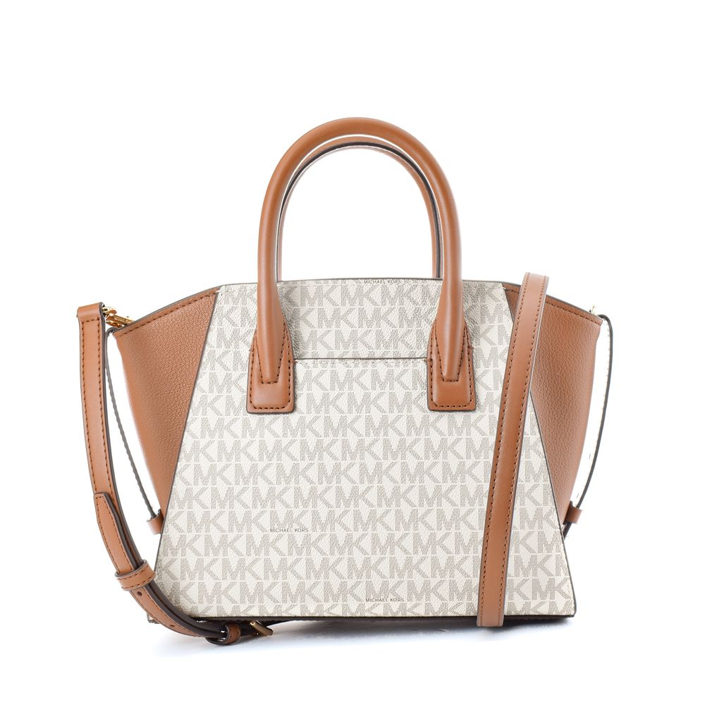 Beige Canvas Handbag