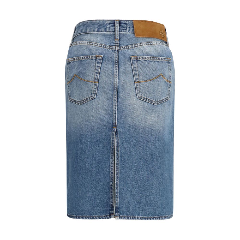Blue Denim Skirt