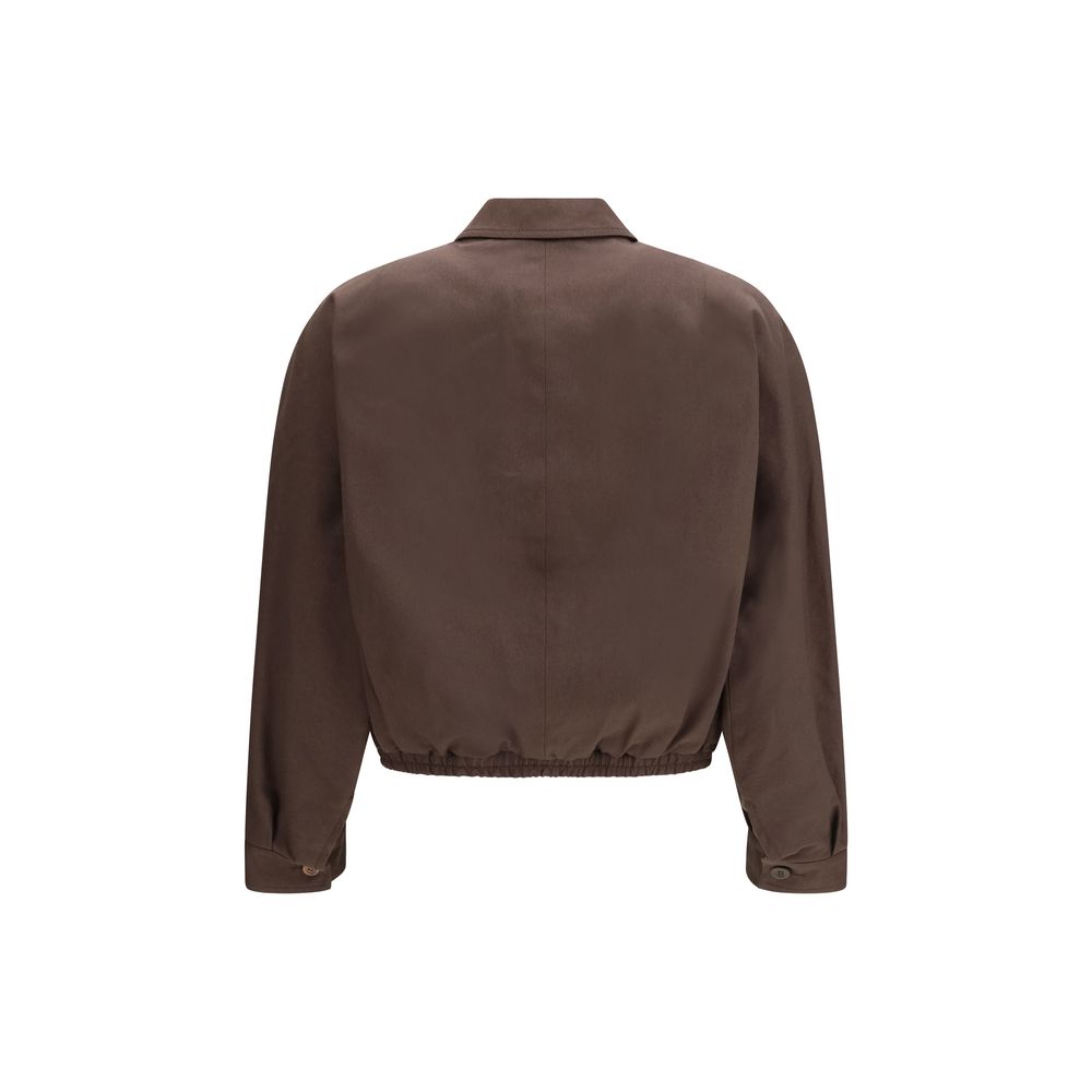 Brown Cotton Bomber