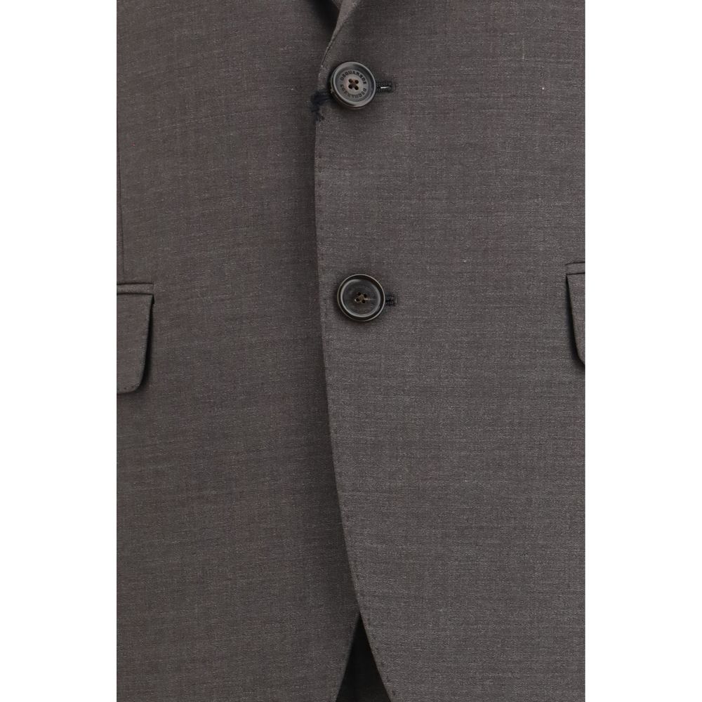 Gray Wool Two-Piece Suit