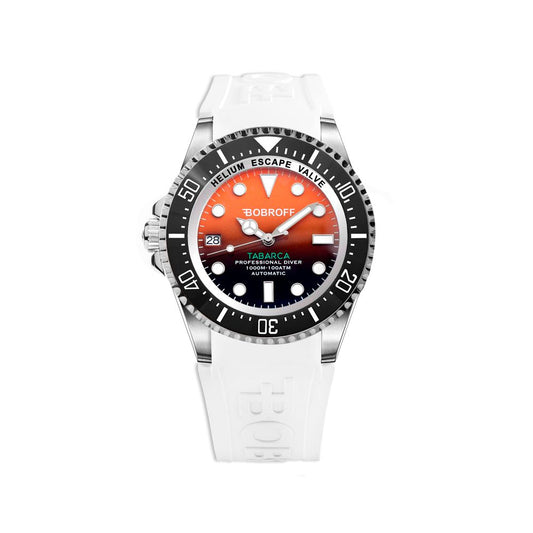 White Rubber Sport Watch
