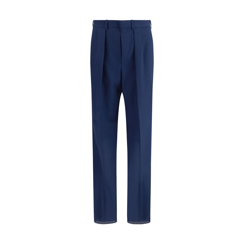 Bicolor Wool Oves Aries Dress Pants