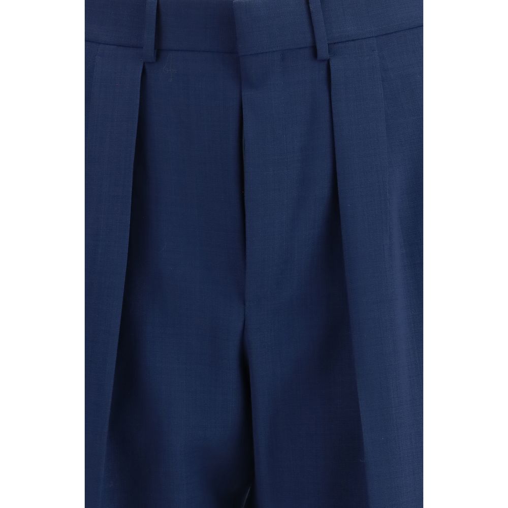 Bicolor Wool Oves Aries Dress Pants