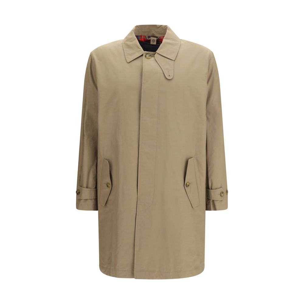 Beige Polyester Coat