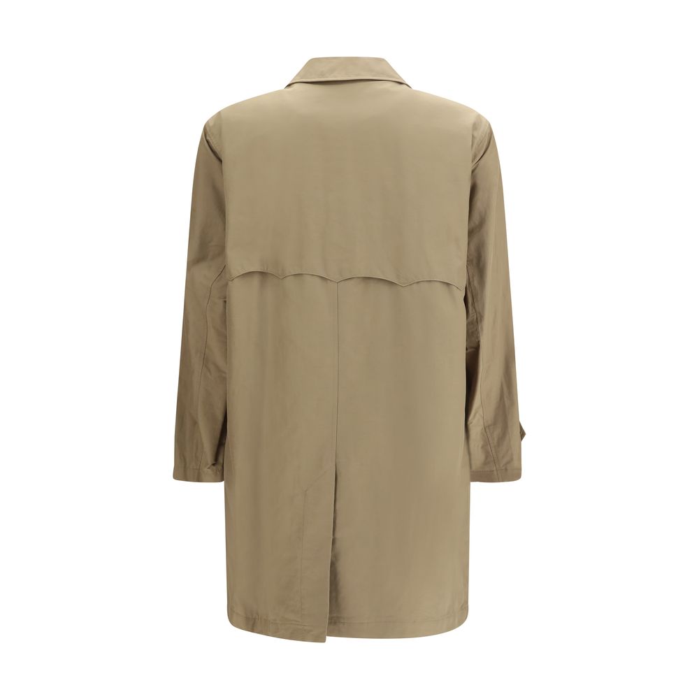 Beige Polyester Coat