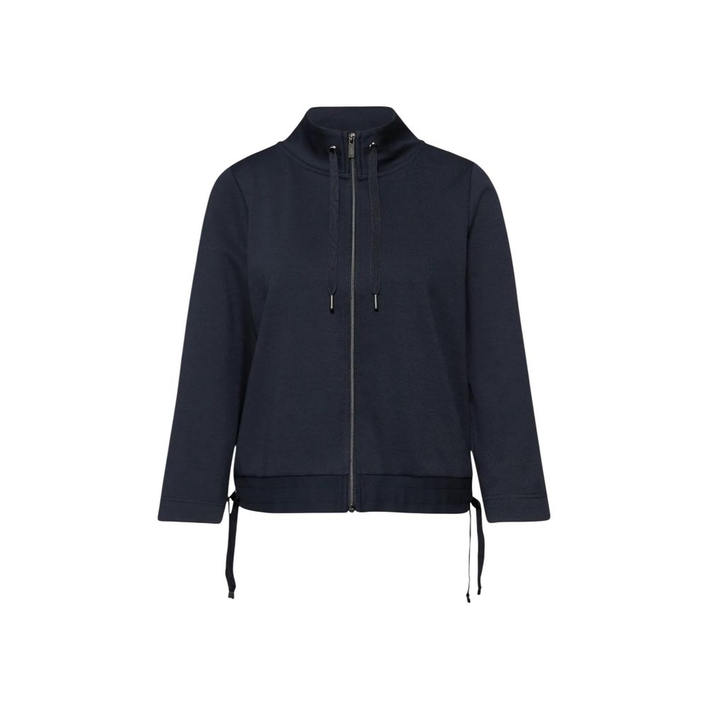 Blue Polyester Sweatshirt