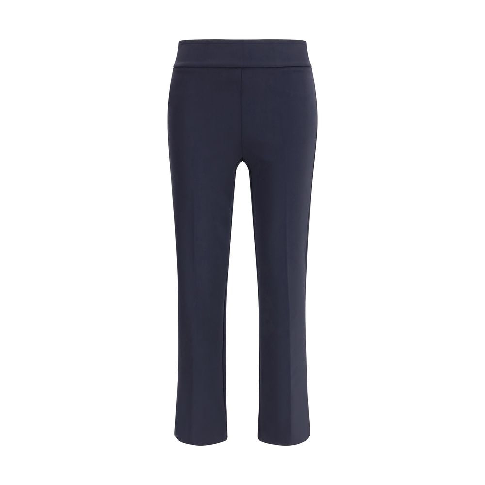 Blue Polyamide Casual Pants