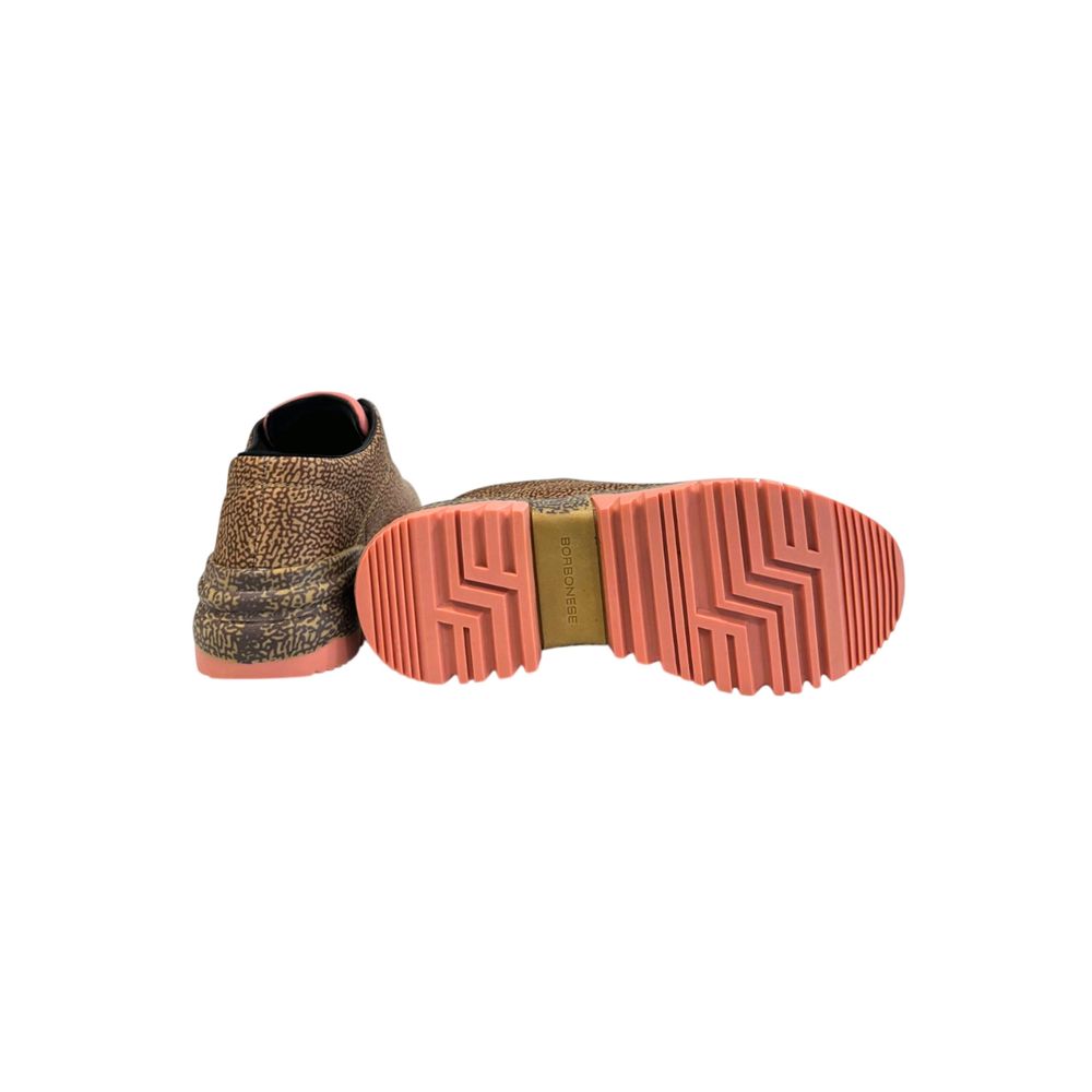 Beige Leather Women's Sneaker