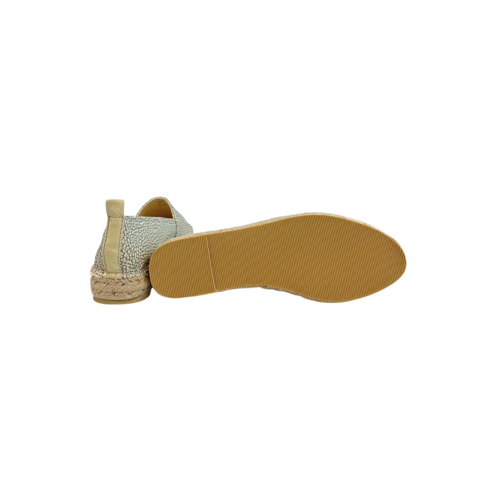 Green Textile Women Sandal