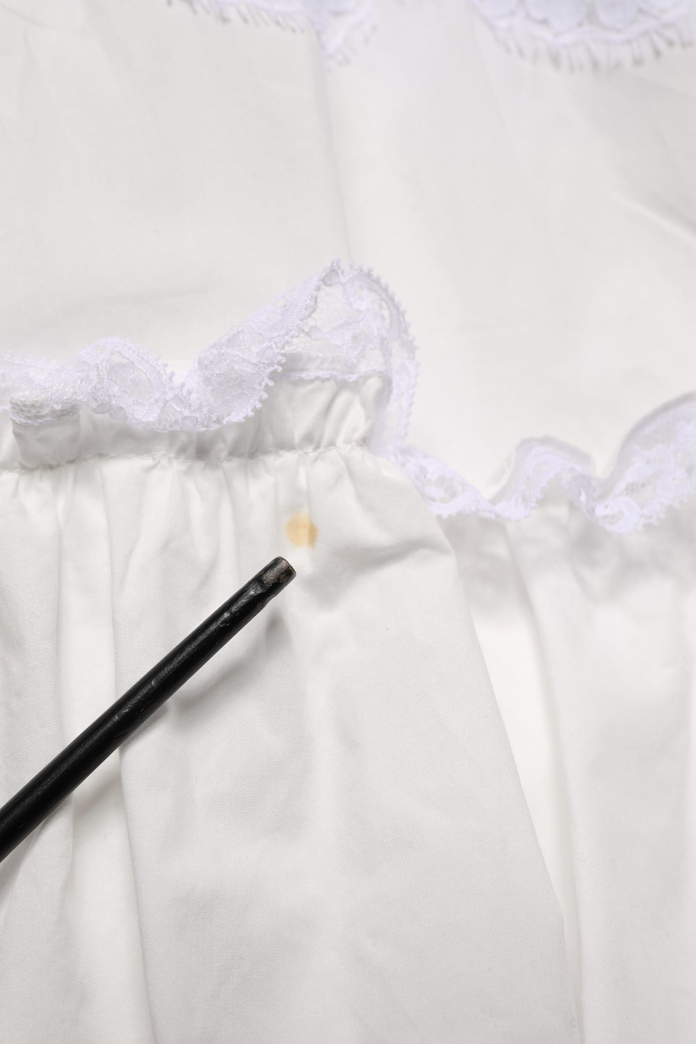White Cotton Sleeveless Lace Maxi Dress