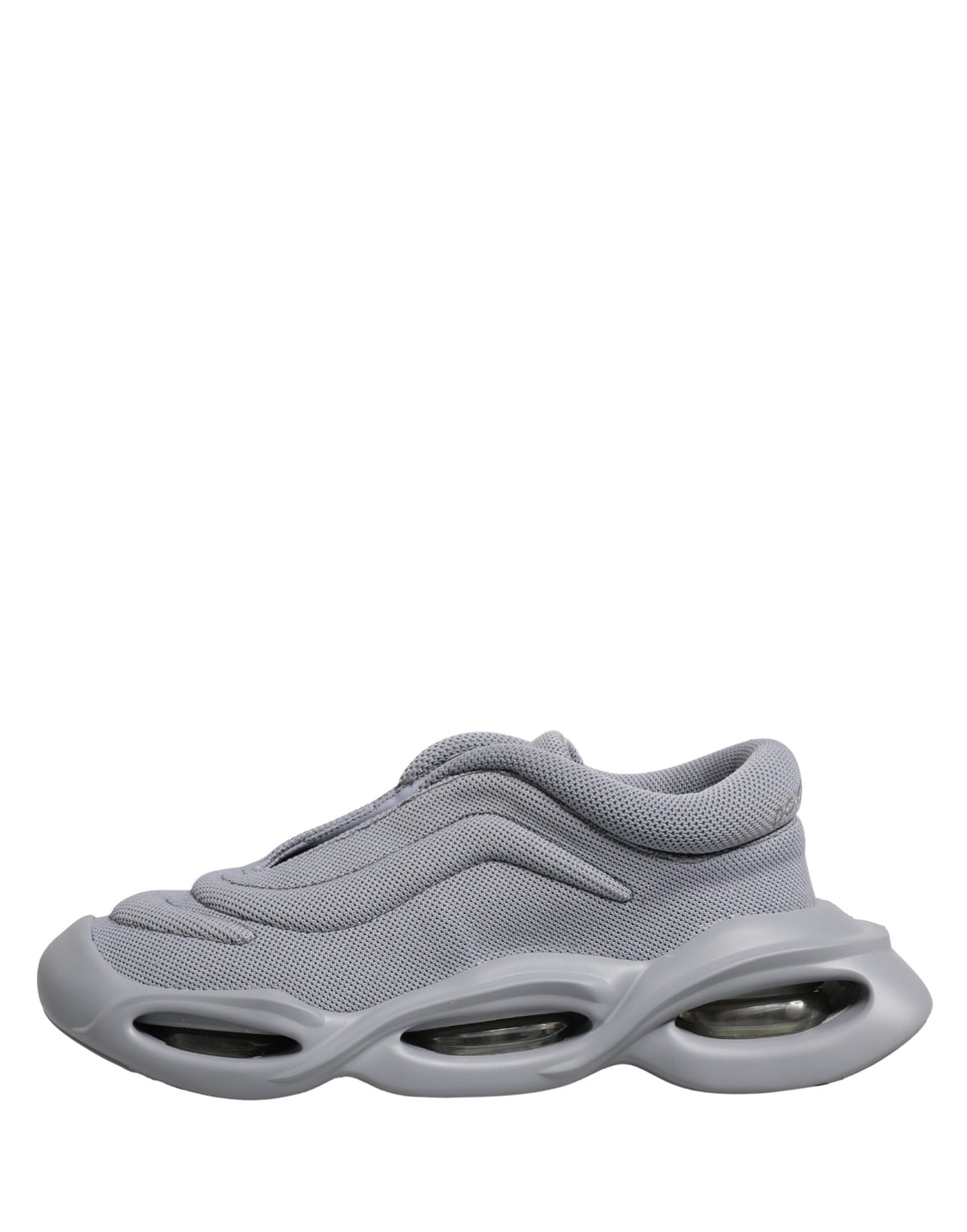 Gray Slip On Wave Low Top Sneakers