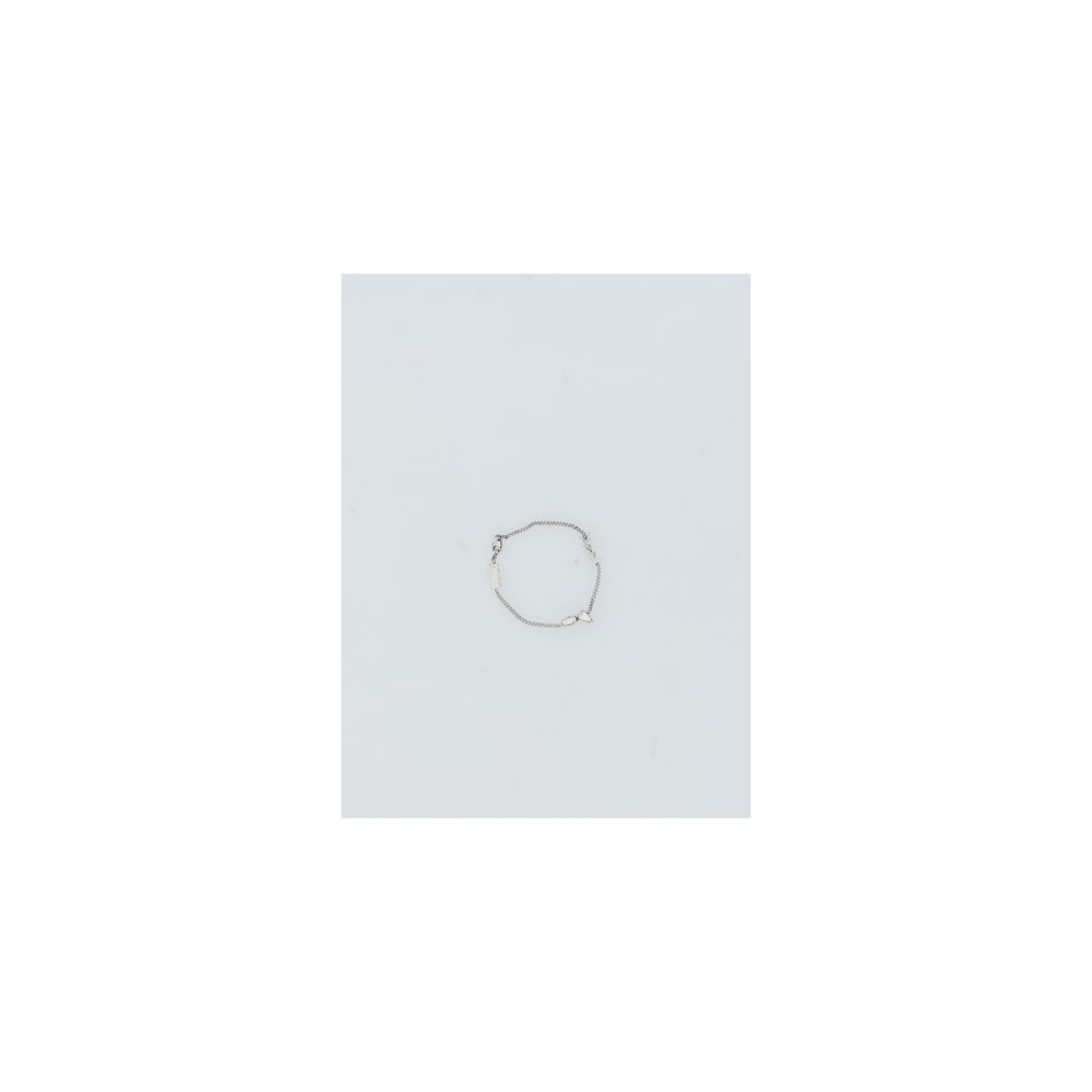 Silver Glass Bracelet