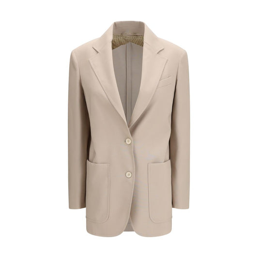 Beige Wool Blazer