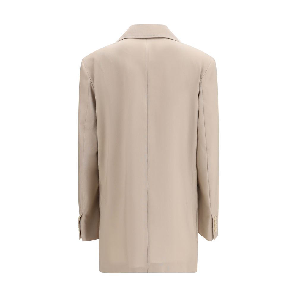 Beige Wool Blazer