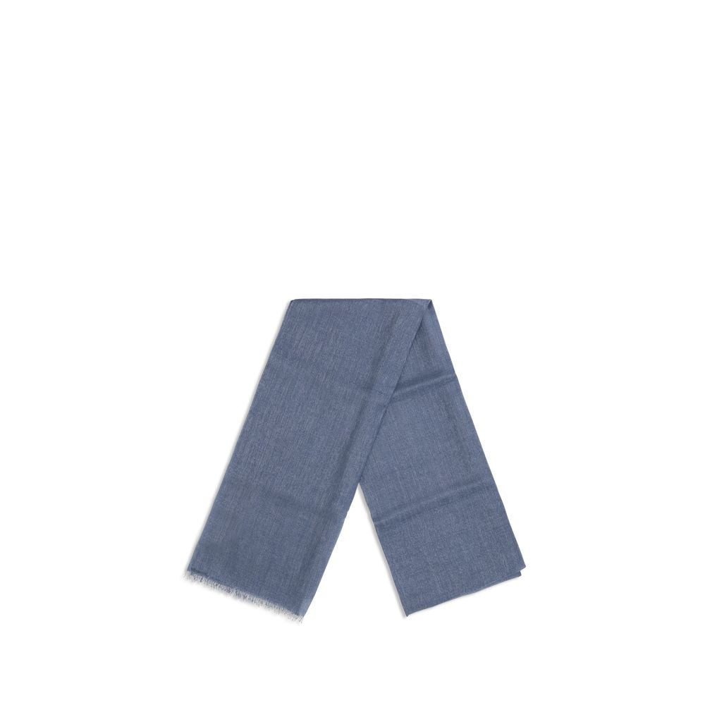 Blue Cashmere Scarf