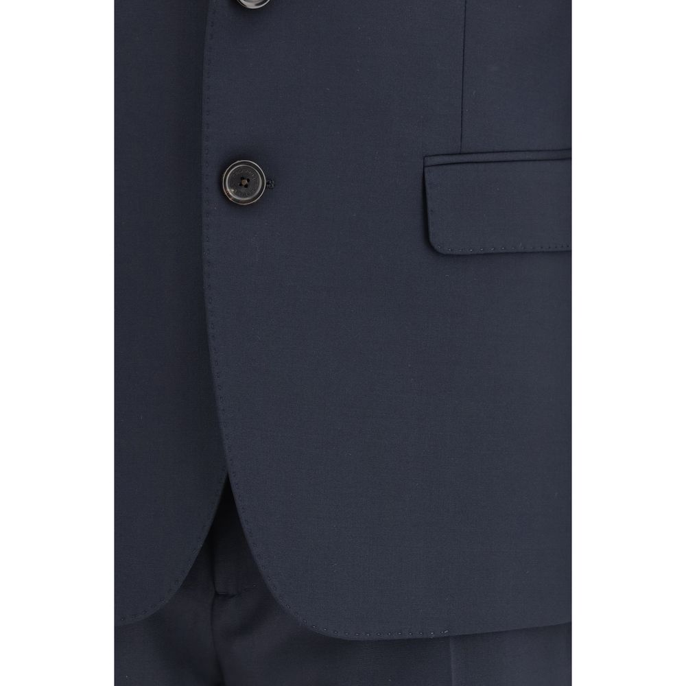 Blue Wool Suit