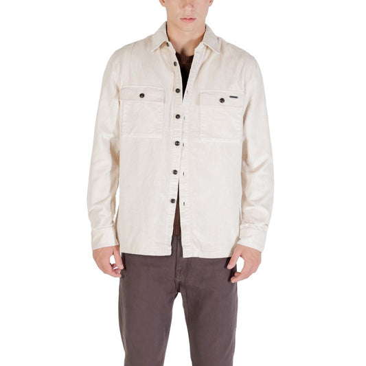 Cream Cotton Shell Jacket