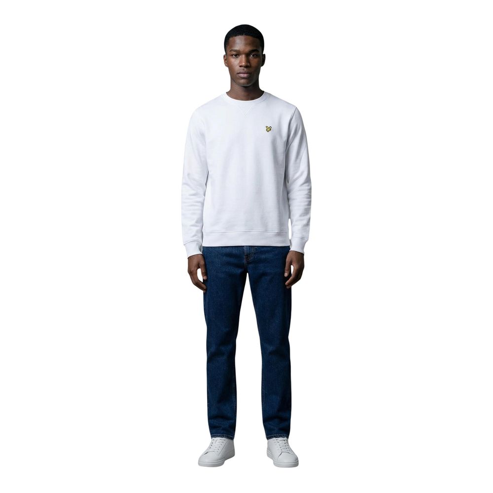 White Cotton Sweatshirt