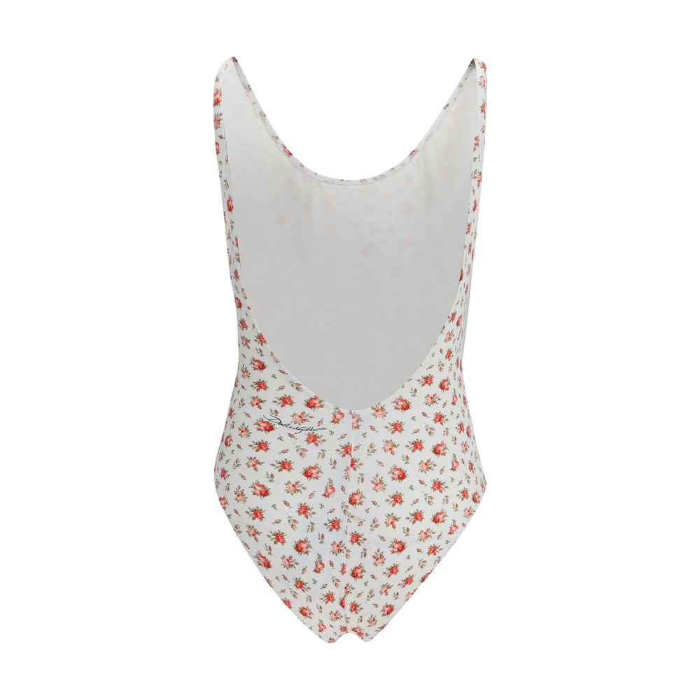 Multicolor Nylon One-Piece Swimsuit