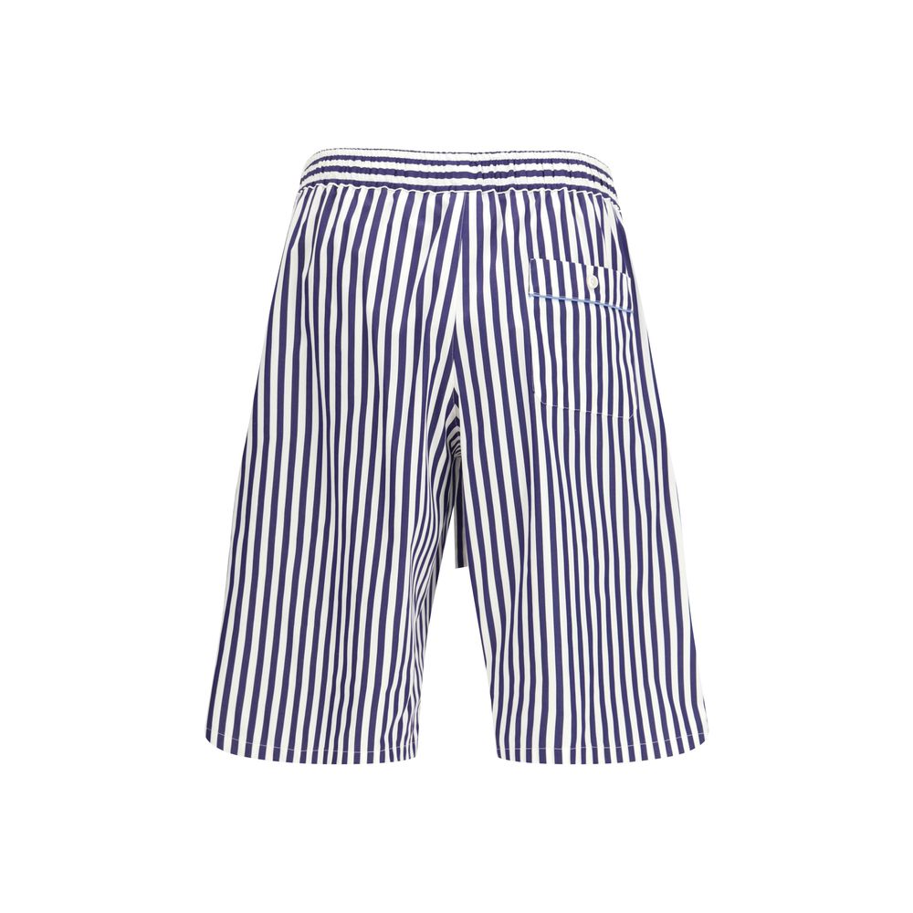Multicolor Cotton Bermuda Shorts