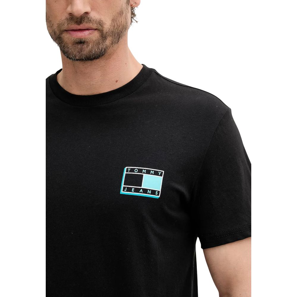 Black Recycled Cotton T-Shirt