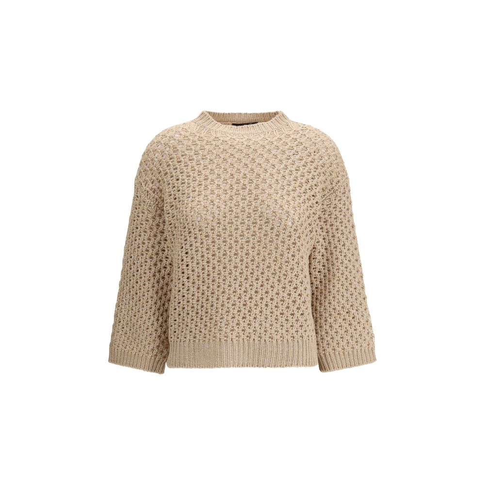 Beige Wool Oves Aries Sweatshirt