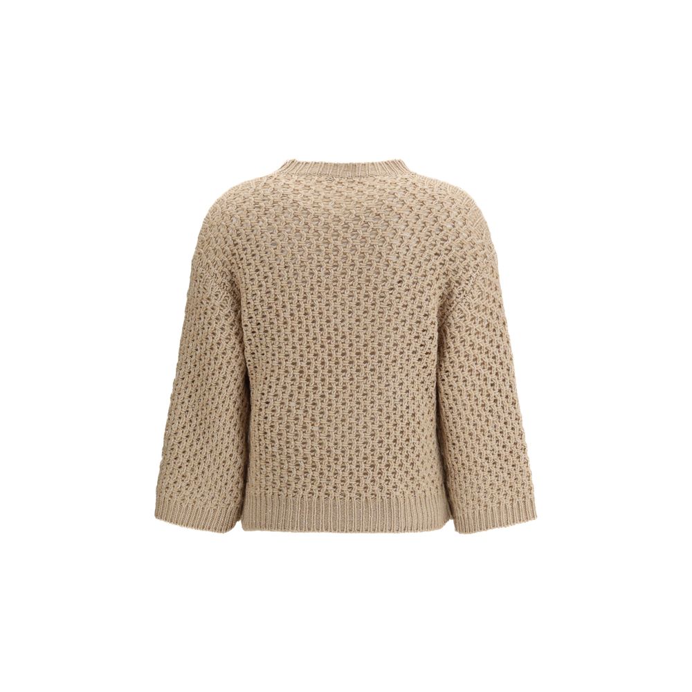 Beige Wool Oves Aries Sweatshirt