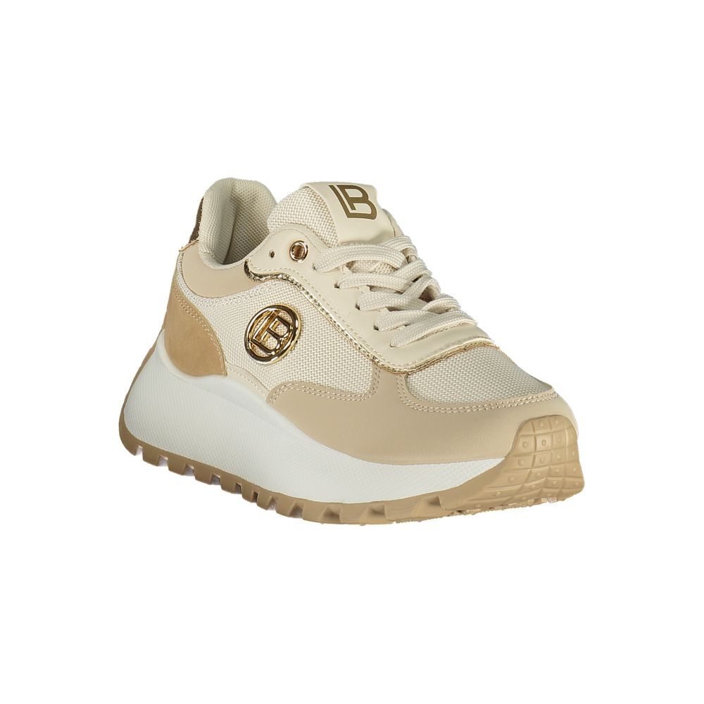 Black Polyester Women Sneaker