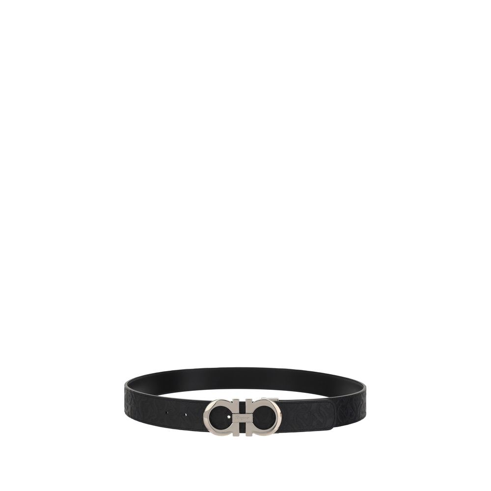 Black Calf Leather Bos Taurus Belt