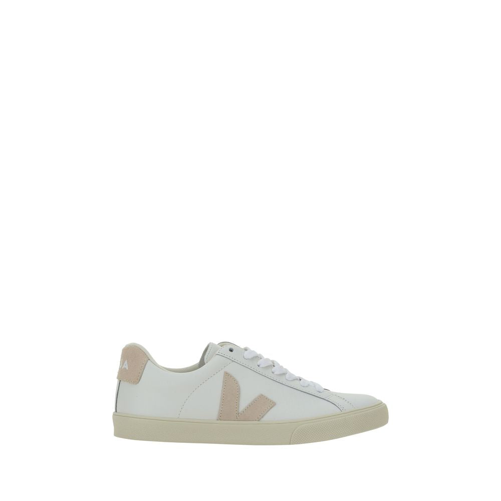 White Calf Leather Bos Taurus Low Top Sneakers