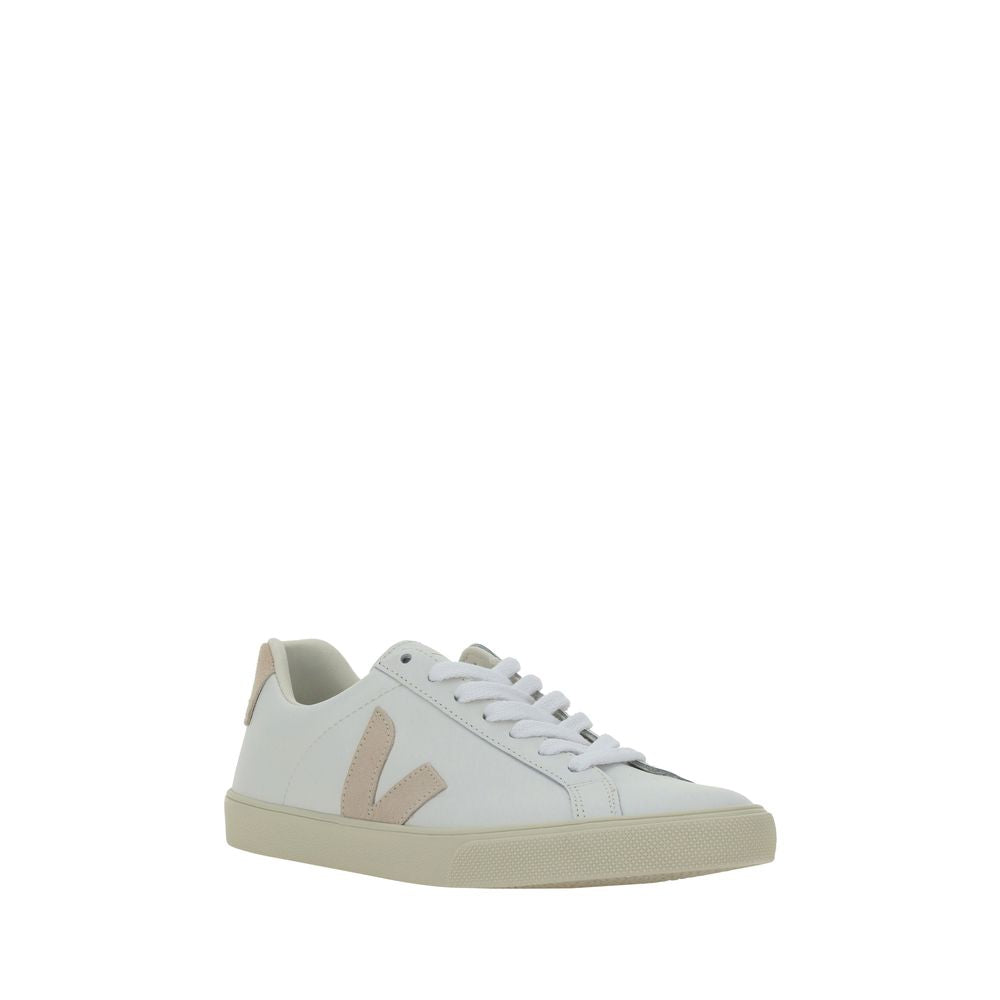 White Calf Leather Bos Taurus Low Top Sneakers