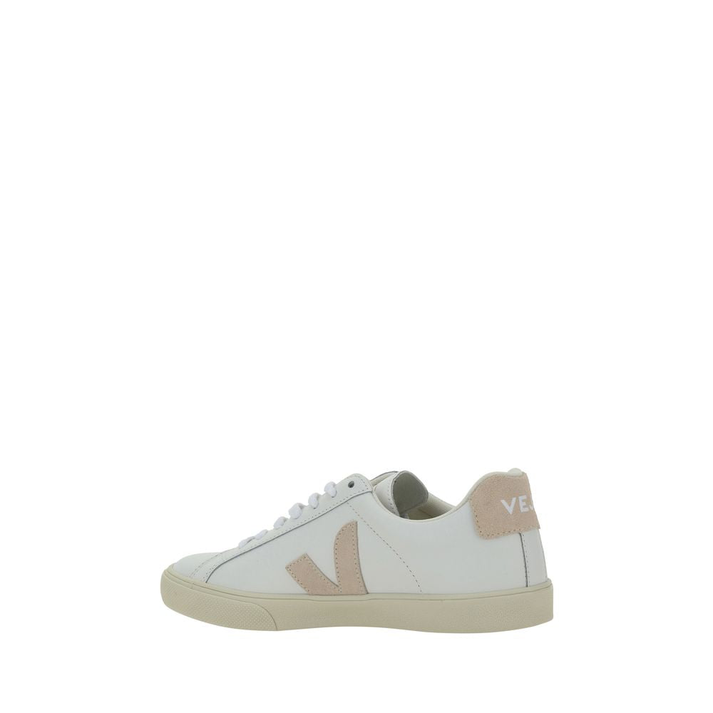 White Calf Leather Bos Taurus Low Top Sneakers