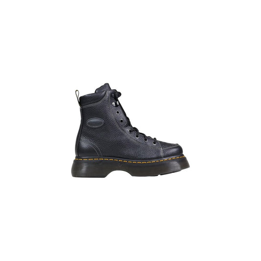 Black Leather Ankle Boots