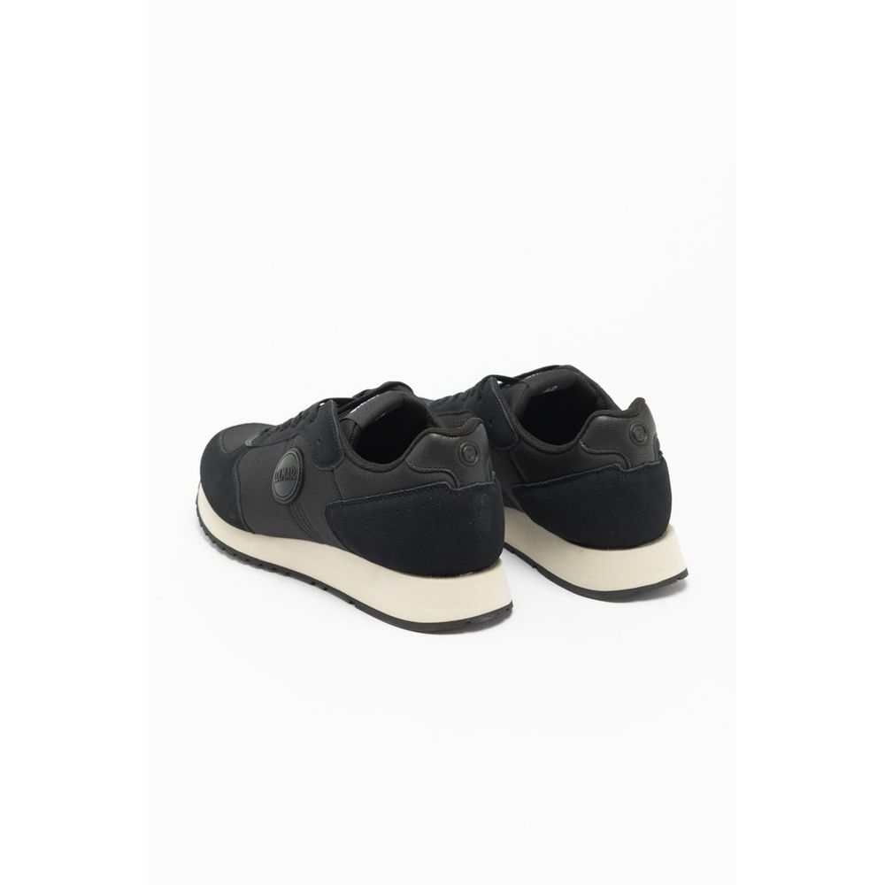 Black Nylon Athletic Sneakers