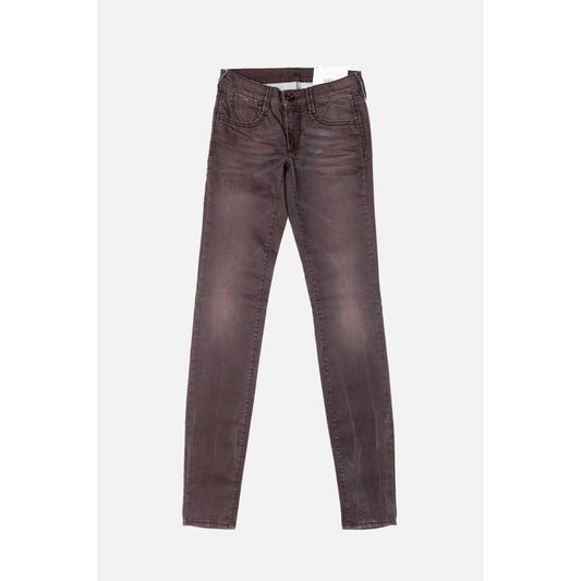 Multicolor Cotton Slim Fit Jeans