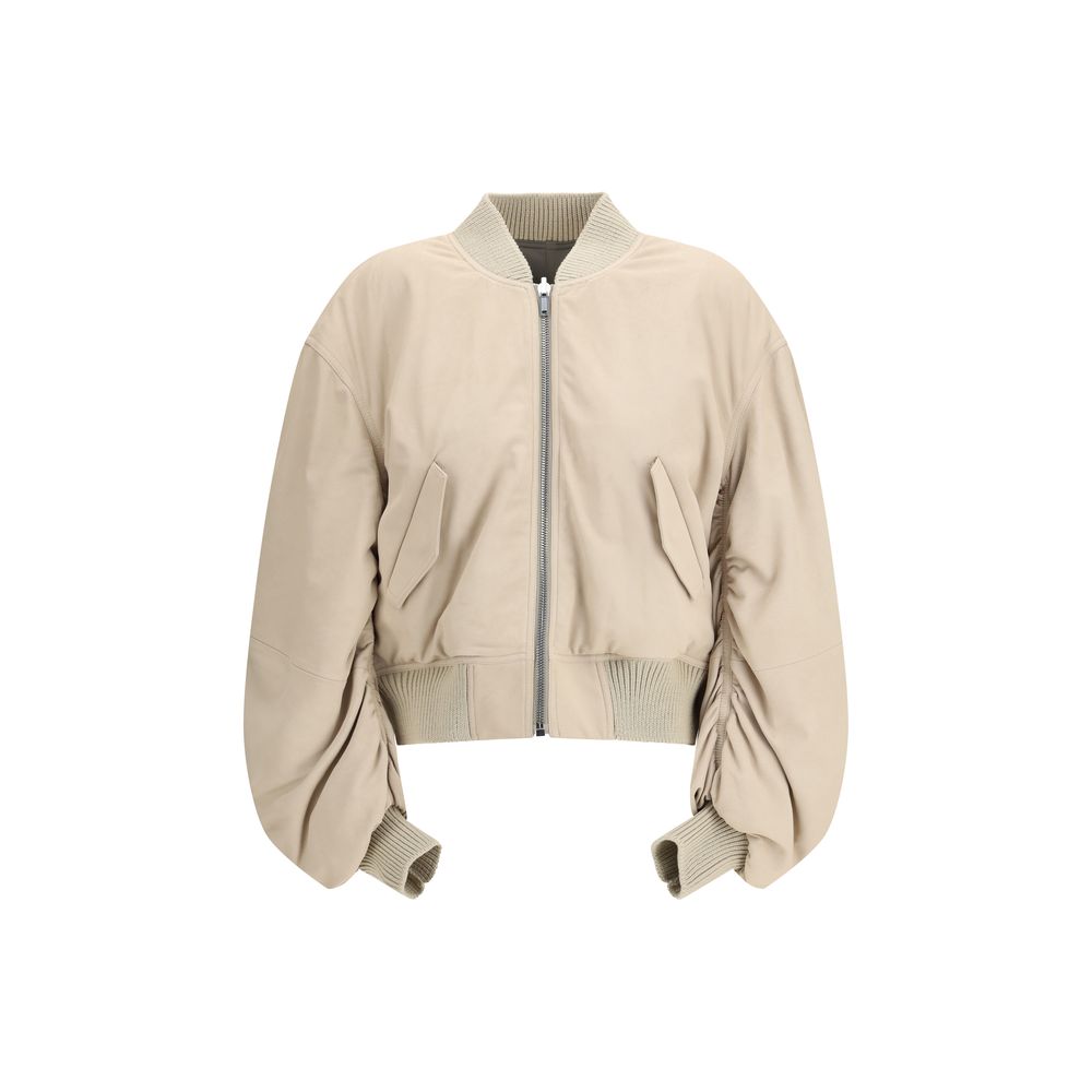 Beige Lamb Ovis Aries Aries Bomber