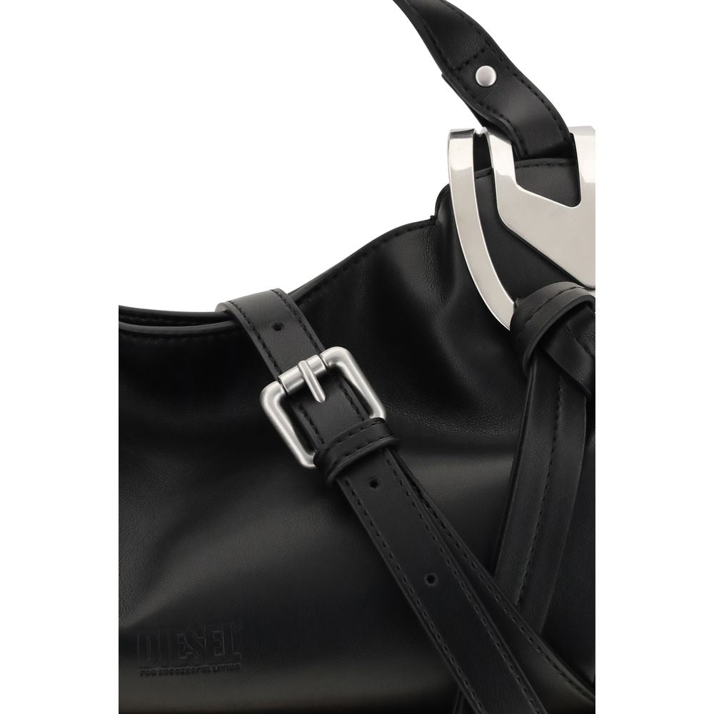 Black Calf Leather Bos Taurus Handbag