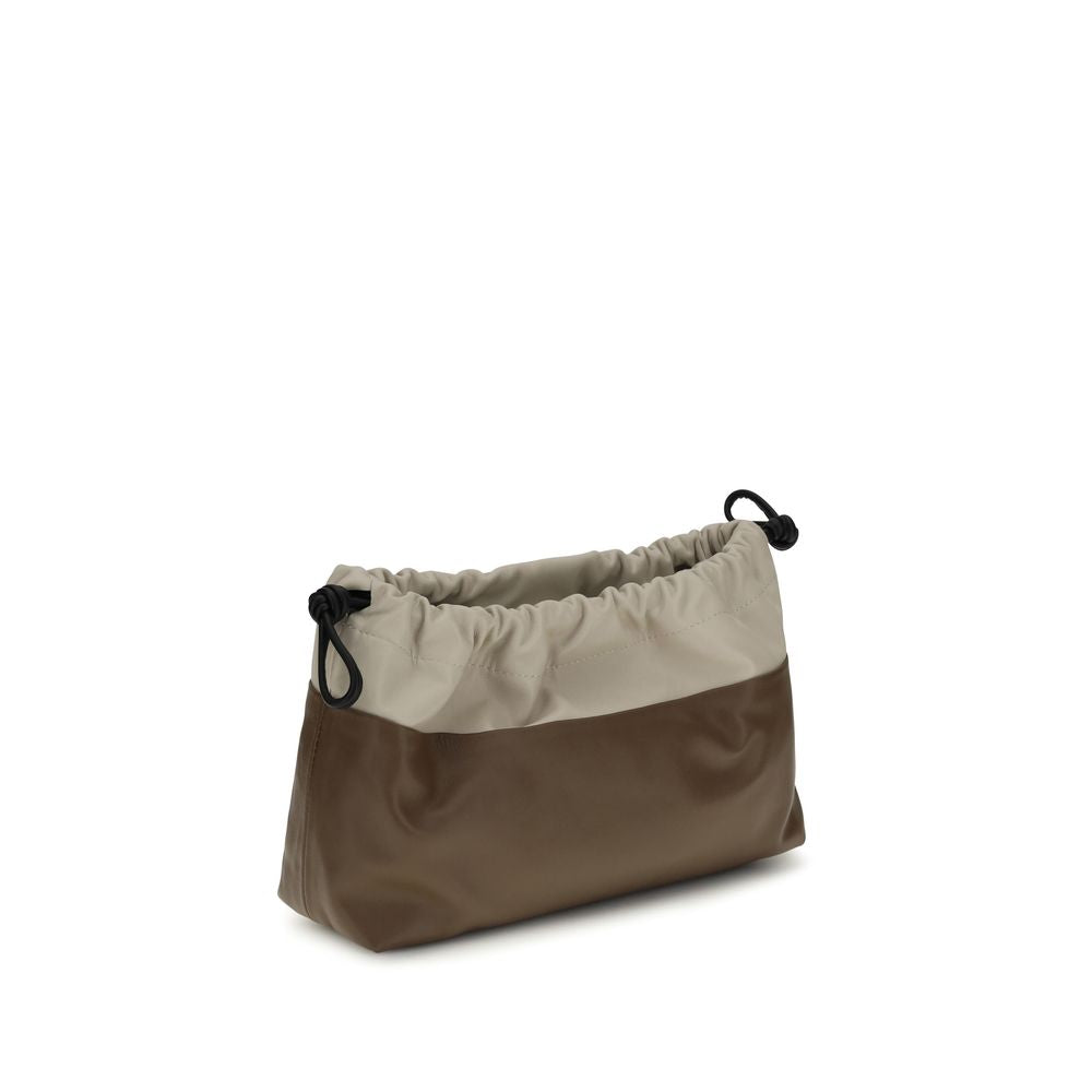 Brown Calf Leather Bos Taurus Clutch Bag